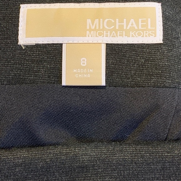 Michael Kors Charcoal Gray Pencil Skirt Size 8 - Picture 7 of 8